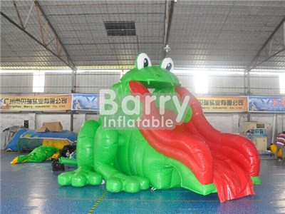 0.55mm PVC Frog Commercial Water Slides For Pools BY-WS-074